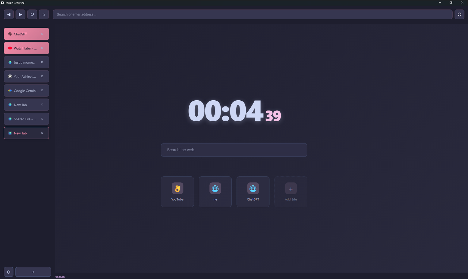 Strike Browser Image